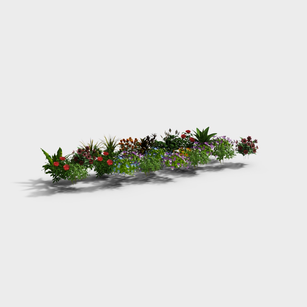 花草植物堆