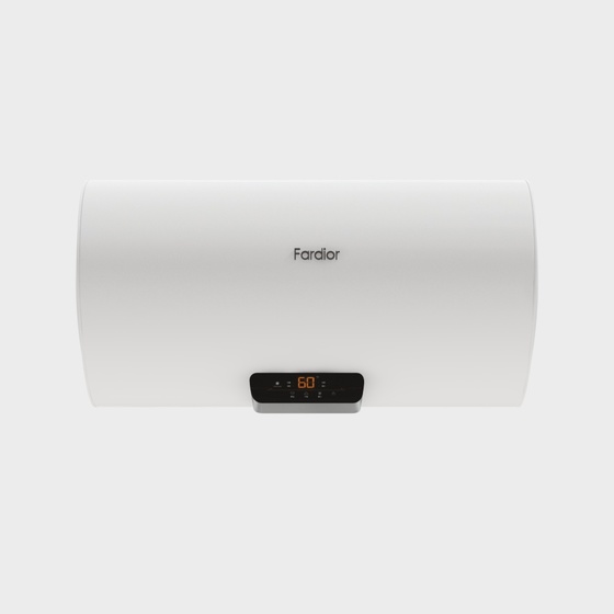 Compact Water Heater 3D Model in White