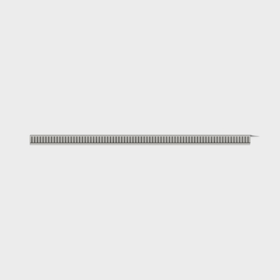French Plaster Wire 3D Model in Gray for Ceiling Cornices