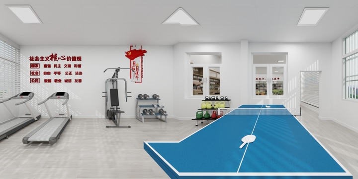 钧学装饰-信用社职工之家-装修设计方案