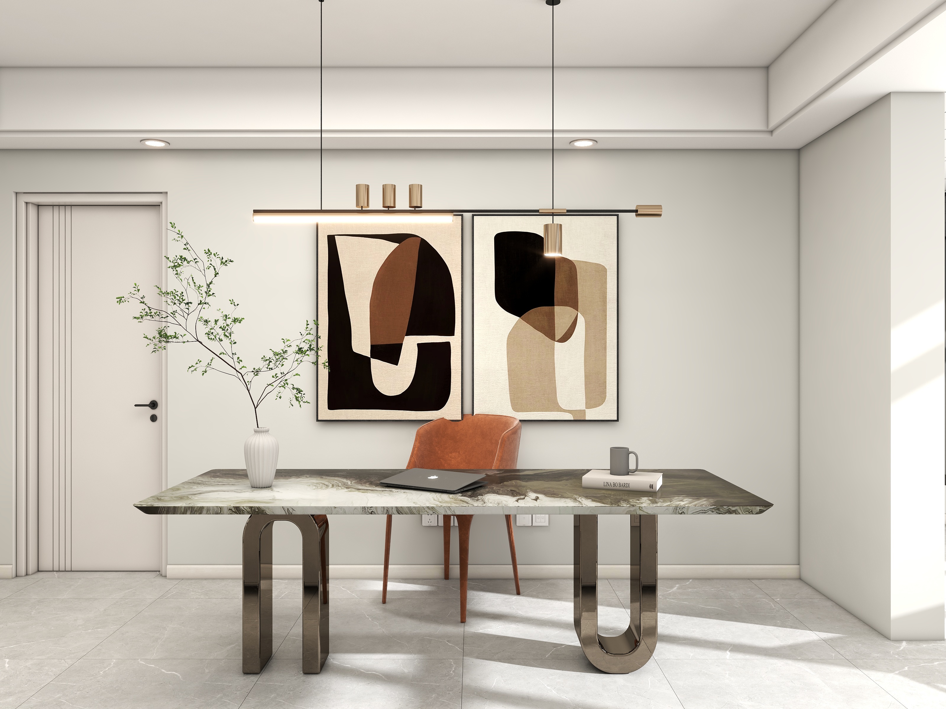 背影fdCH-华洋湖畔二期7号楼6楼东户-装修设计方案