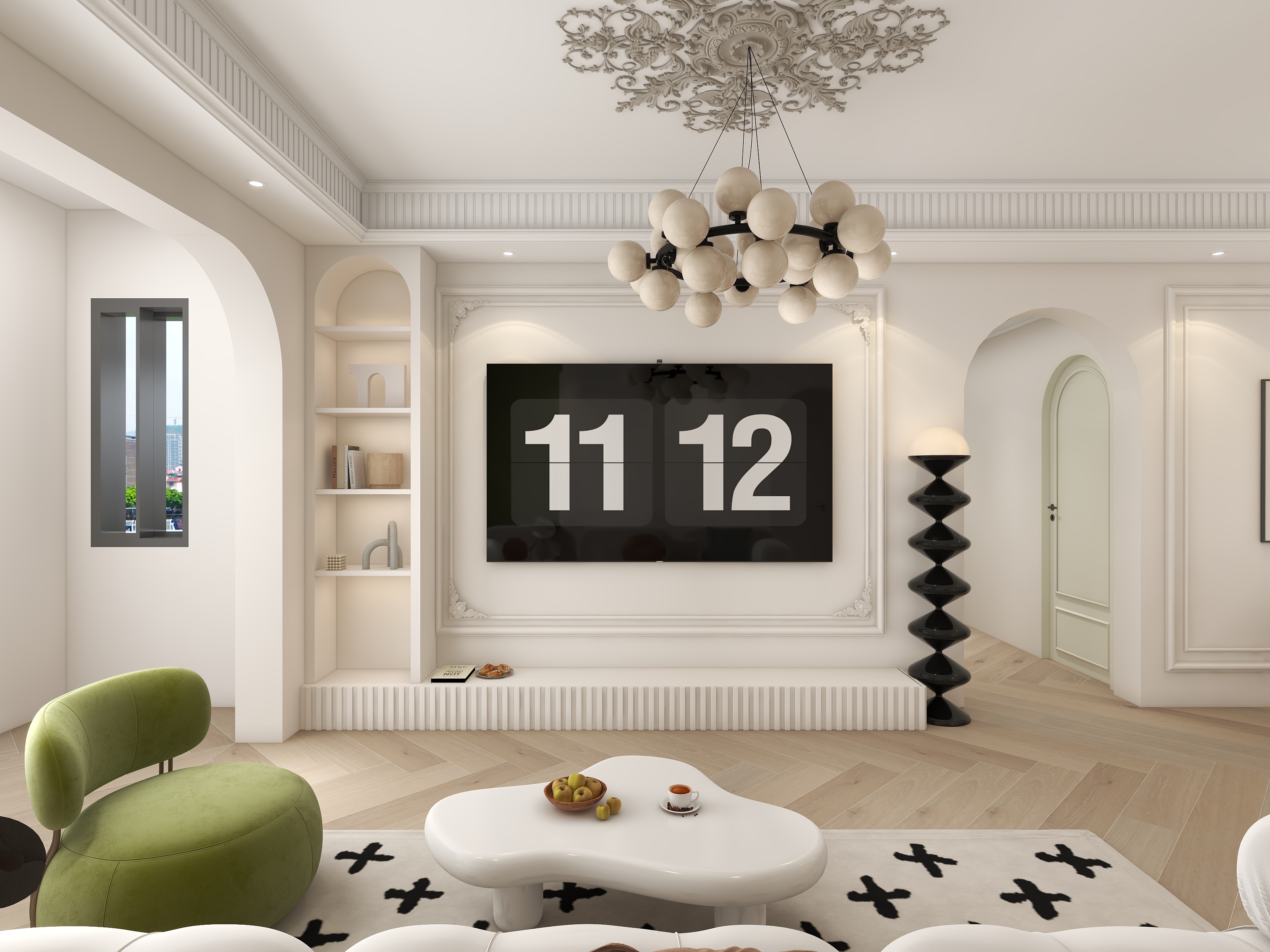 韦丁亭-法式奶油风-装修设计方案