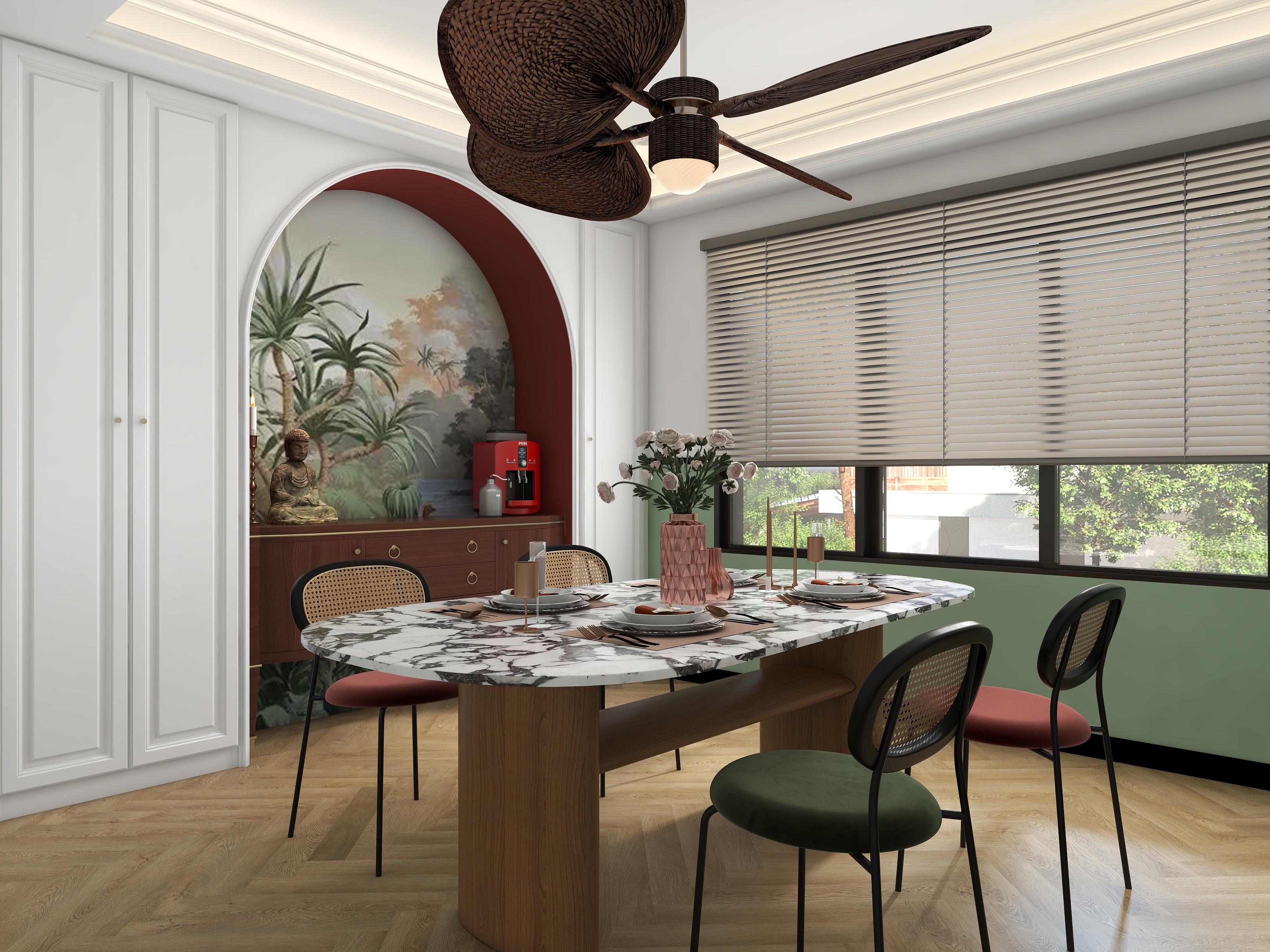 广西荣美装饰集团-复古南洋-装修设计方案