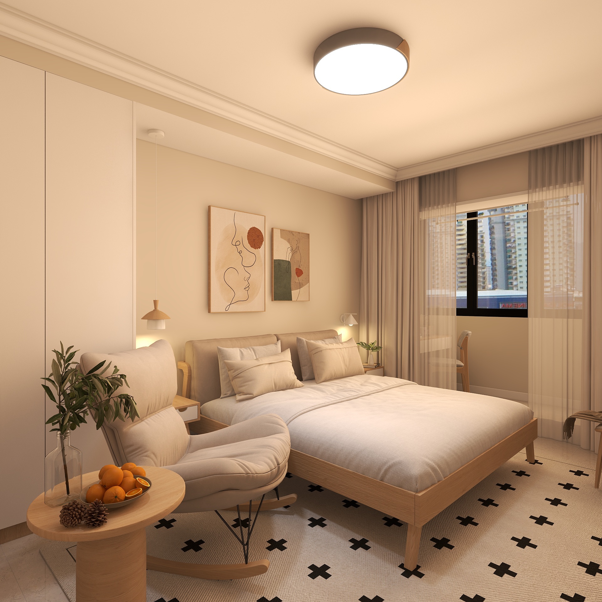 夏梦焱-北欧风装修效果图