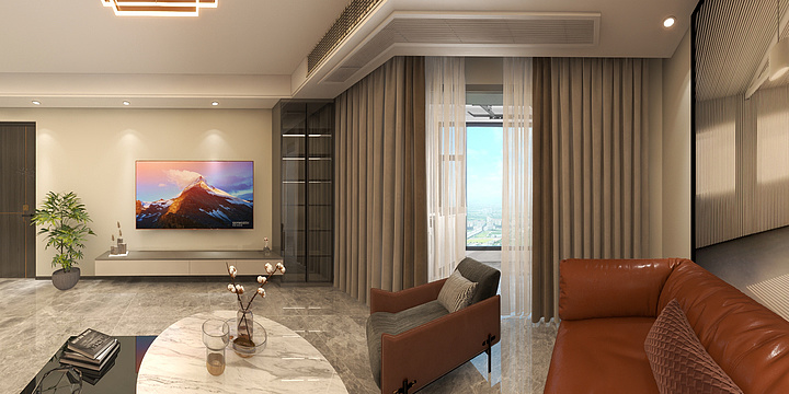 上海豪盼装饰有限公司-聚龙湾18-1501-装修设计方案