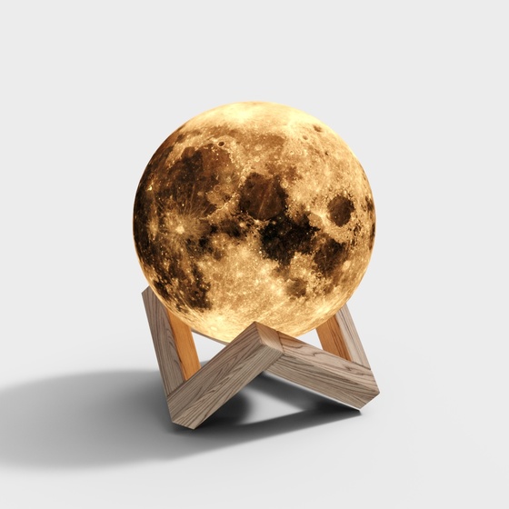 Modern Moon Table Lamp For Bedroom