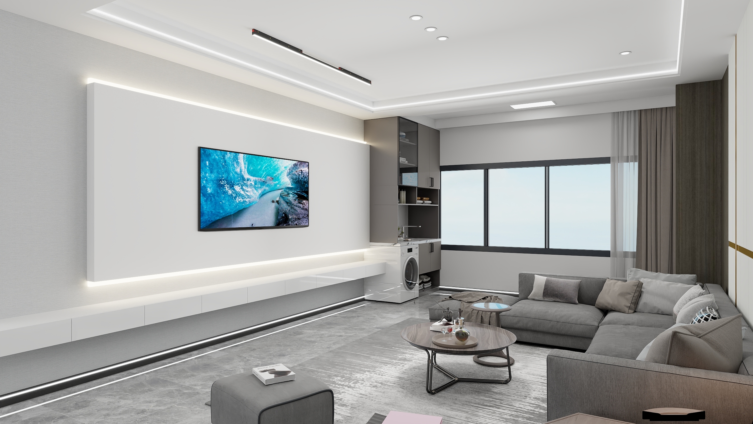 一杯茉莉-公园华府——140㎡-装修设计方案