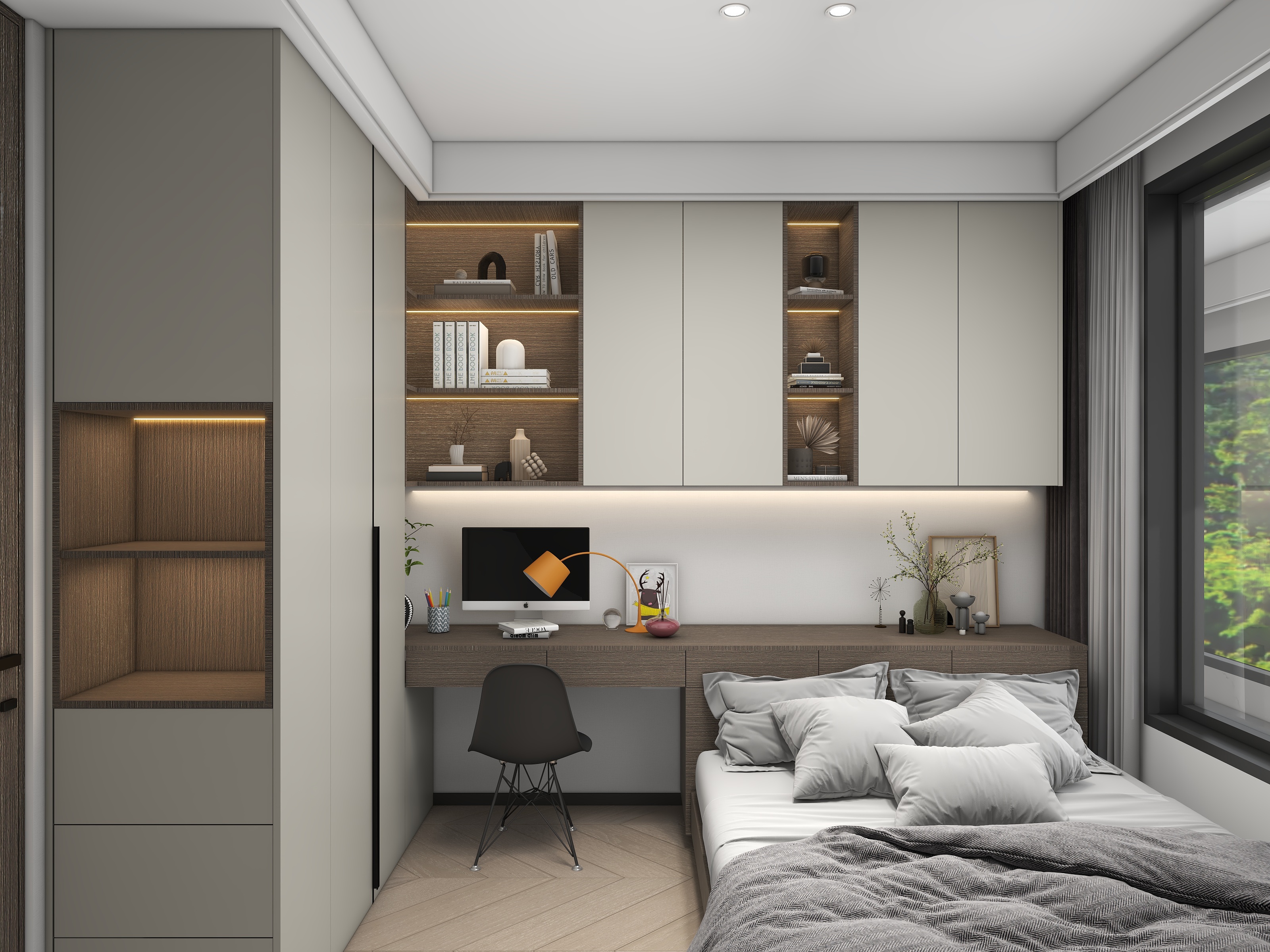 艾格全屋定制-长江天悦府113㎡4室-装修设计方案