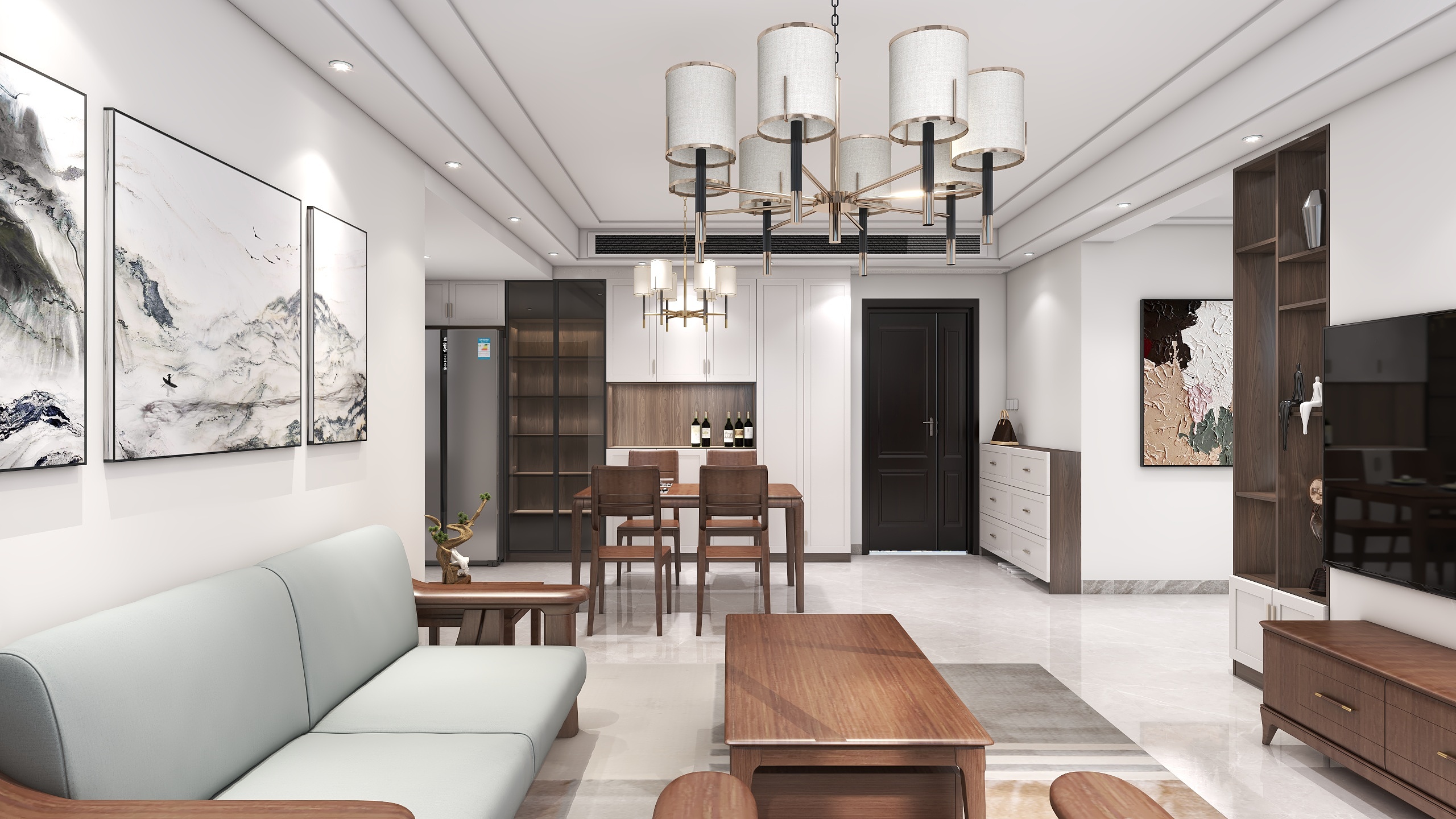 向日葵全案设计-祥生复式-装修设计方案