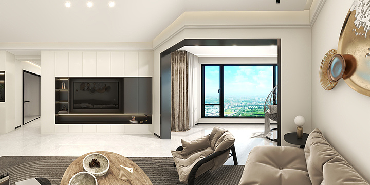 Kerr-乐众装饰-君汇上城10-2501-装修设计方案