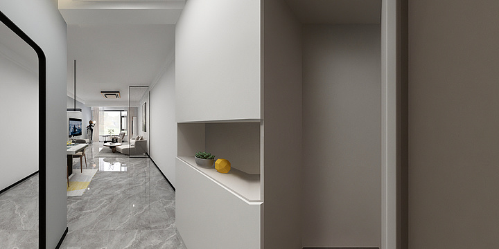 全案设计师-蔡喆-无主灯星樾时代丨105平丨-装修设计方案