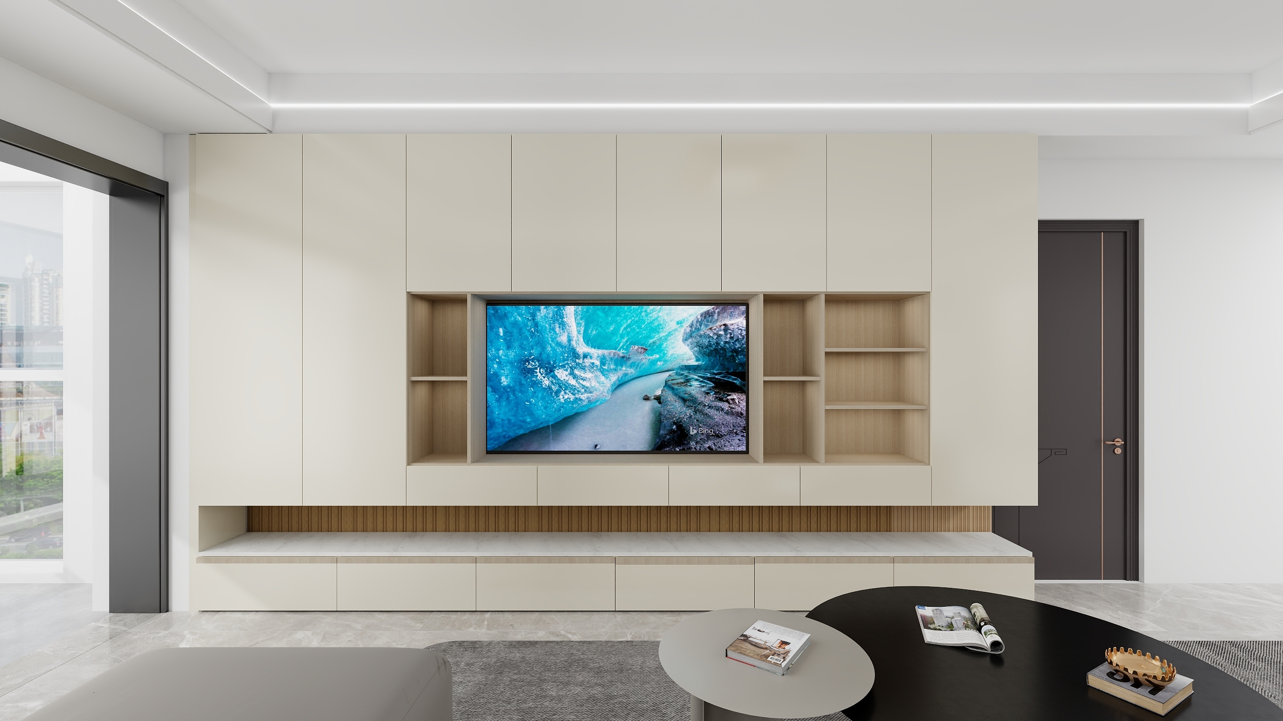 欧罗圣马橱柜衣柜-海口尚运上品小区-装修设计方案