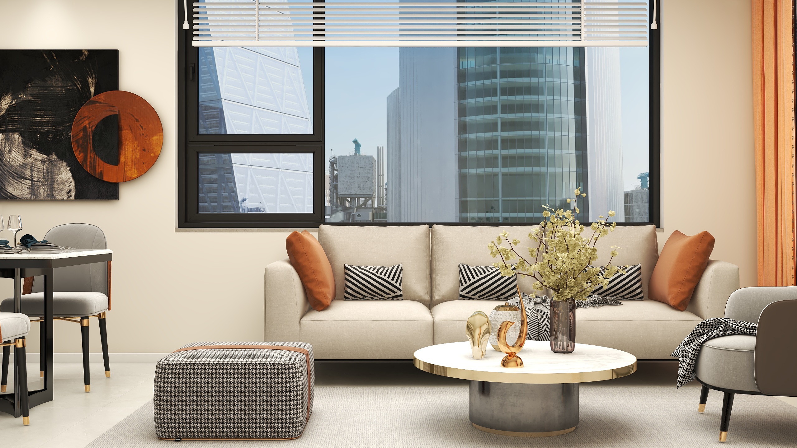 蜘蛛系A-客厅-装修设计方案