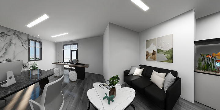 happyending03-中铁财智楼3-1901（已成交）-装修设计方案