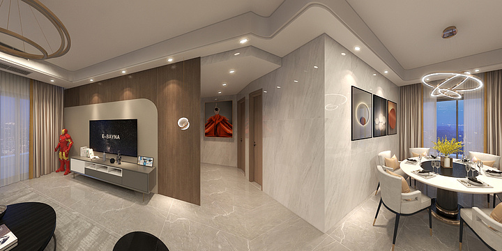 束白-东城豪庭1-1501房-装修设计方案