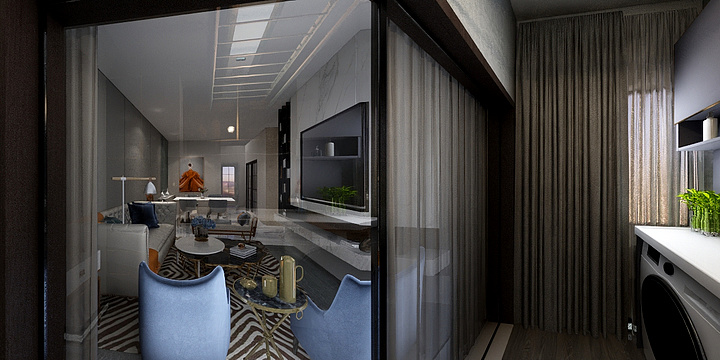 王阳平-海德公园81㎡3室-装修设计方案