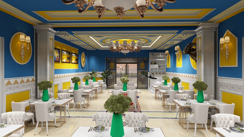 吾提库尔·艾山-135平方（餐厅1）-装修设计方案