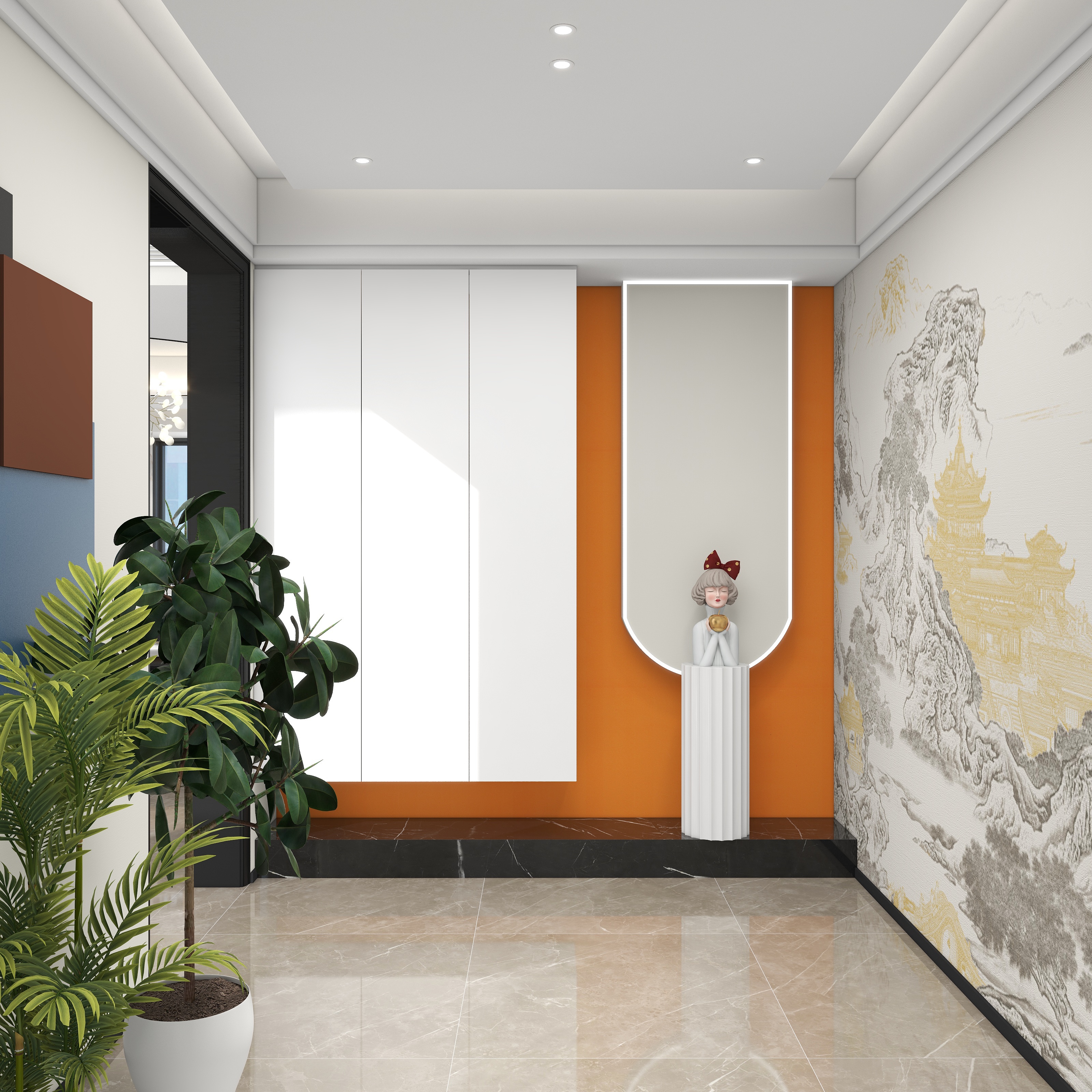 ZZ555-142㎡2室-装修设计方案