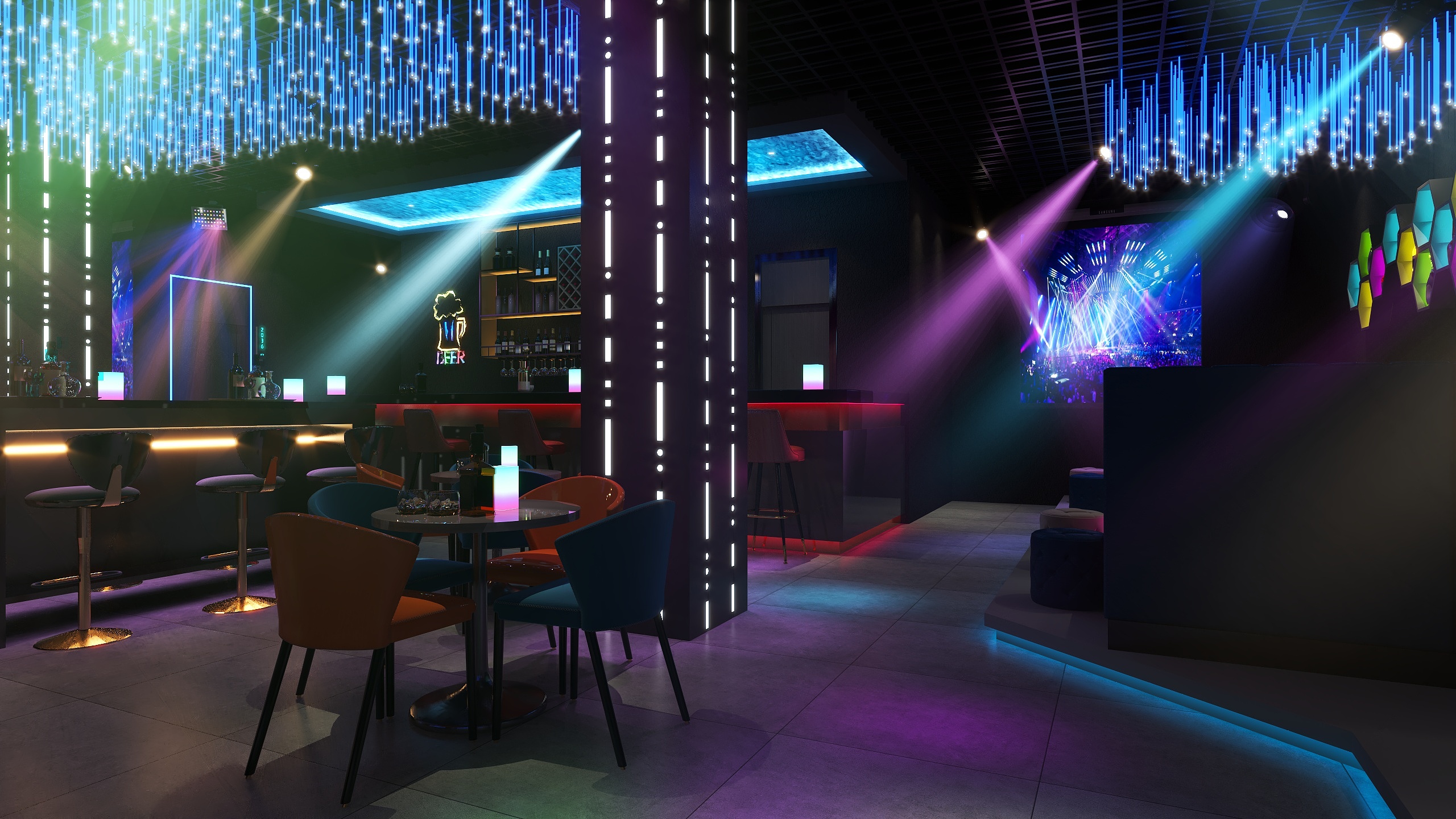 安禾设计-清吧-装修设计方案