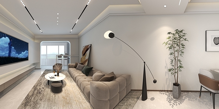 吴俊仆-蓝天世贸118㎡-装修设计方案