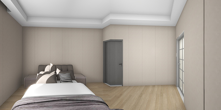 金钻全屋定制-茂亭 3楼卧室-装修设计方案