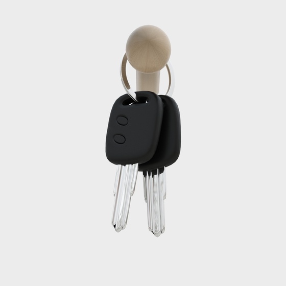 modern key pendant