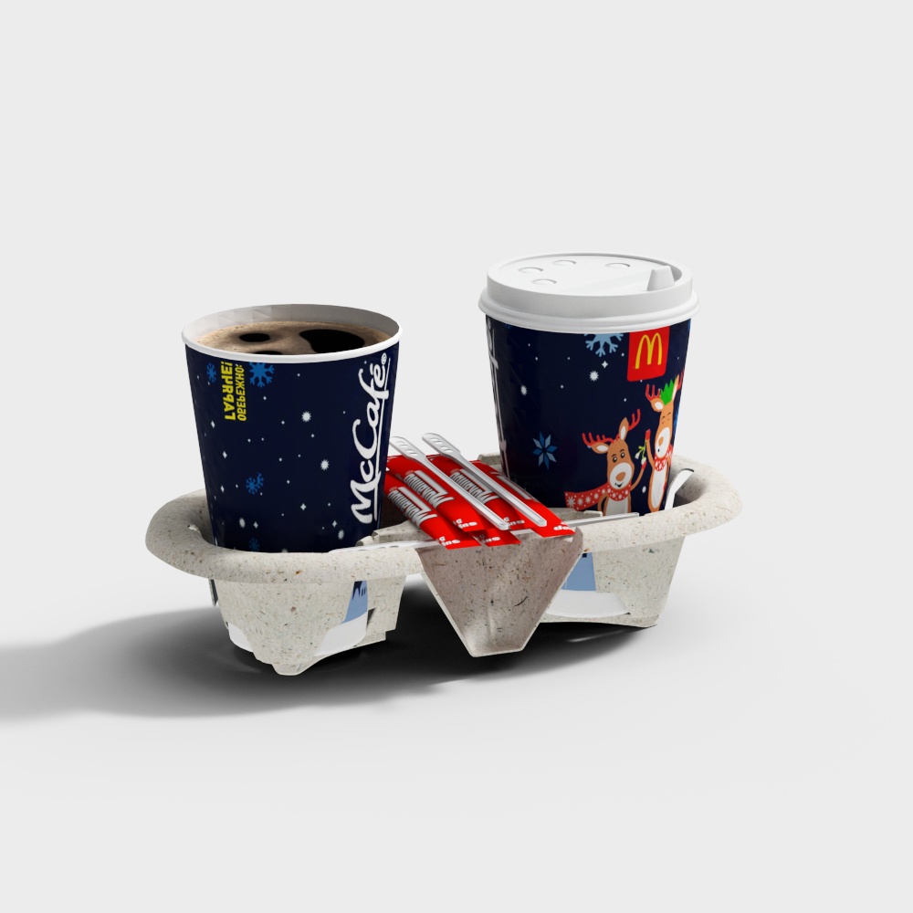 现代咖啡杯