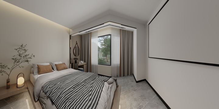 马坤甲-警察局长卧室-装修设计方案