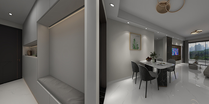 叁葉design-卓越北区4期18-2-903-装修设计方案