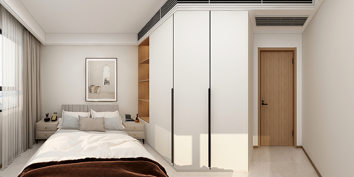 知安战-青风公园901（奶油风）-装修设计方案