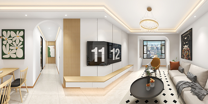 巨智勇-保利大都会8原木现代-装修设计方案