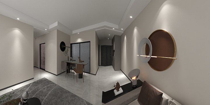 一方通行MrsL-阳光白鹭洲-装修设计方案