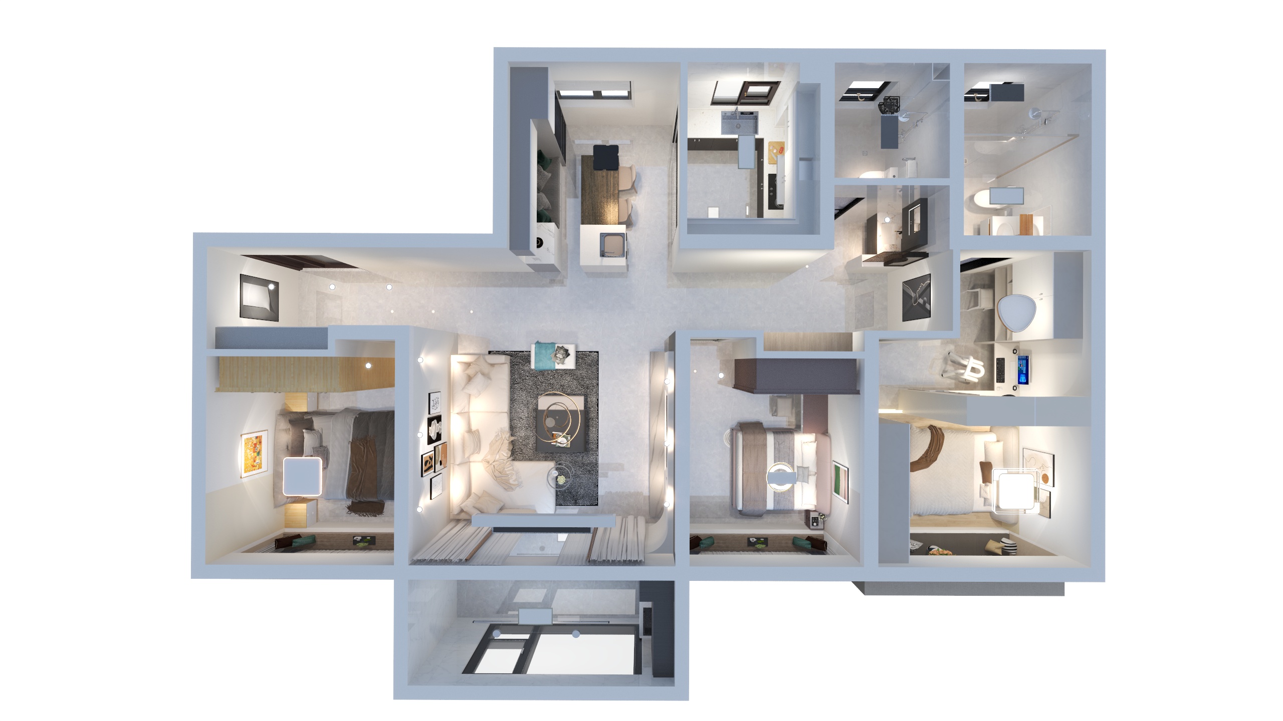 全案WYS-海龙·西湖华府143-装修设计方案