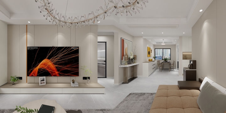 昔芒-74㎡2室-装修设计方案