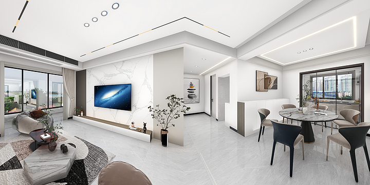 Design庭华装饰彭-安园学府效果图-装修设计方案