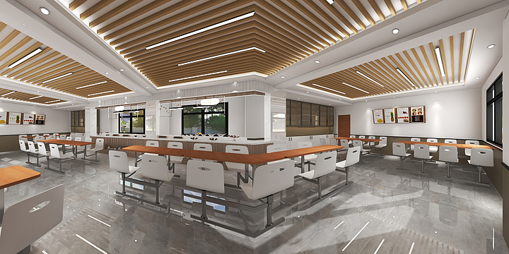 胡小辉-龟山食堂-布局1-装修设计方案