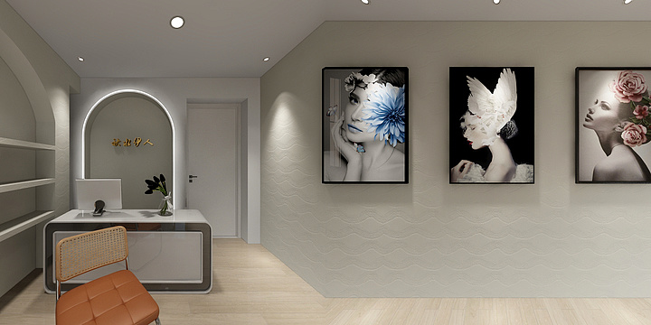 张飞的工作室-振兴路美容-装修设计方案