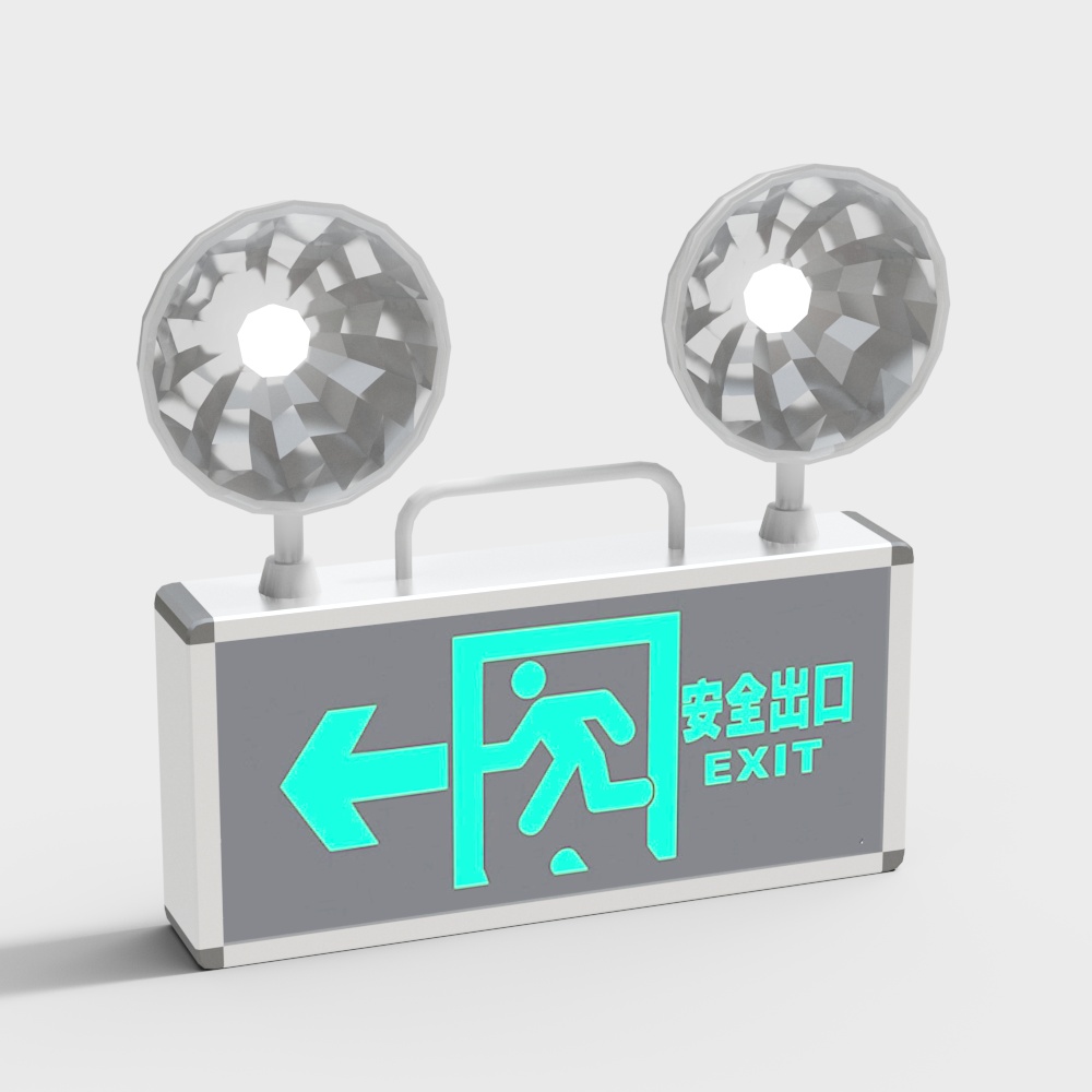 现代应急灯3D模型