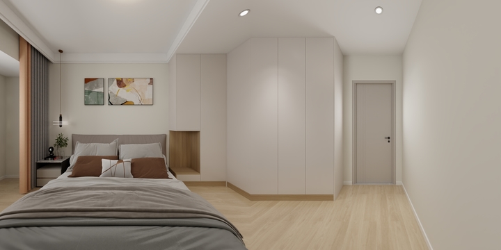 设计师-Y星辰-绿城春风里-120 m²三室奶油风-装修设计方案