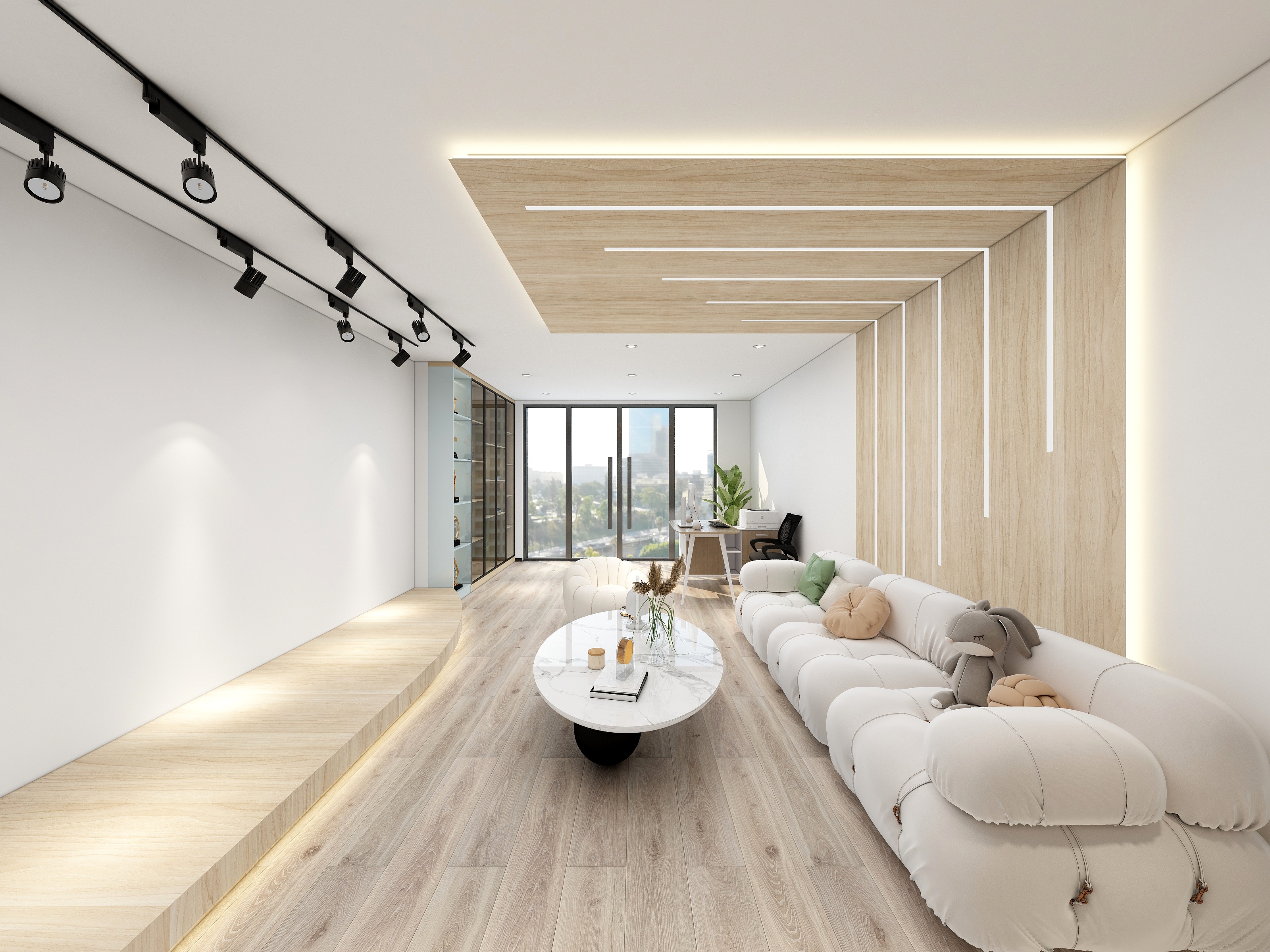 何宗建-《觅境》97平室内设计工作室-装修设计方案