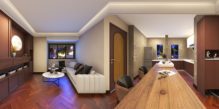 陈乔峰五福临门-瑾妍雅居（国贸学原）-装修设计方案