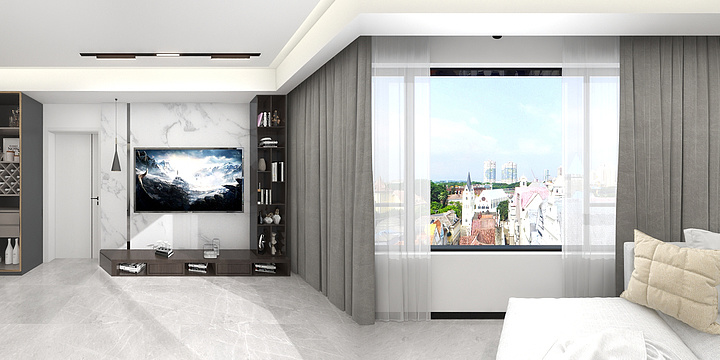 衣书铭1990-南开 阳光一百平面图-装修设计方案