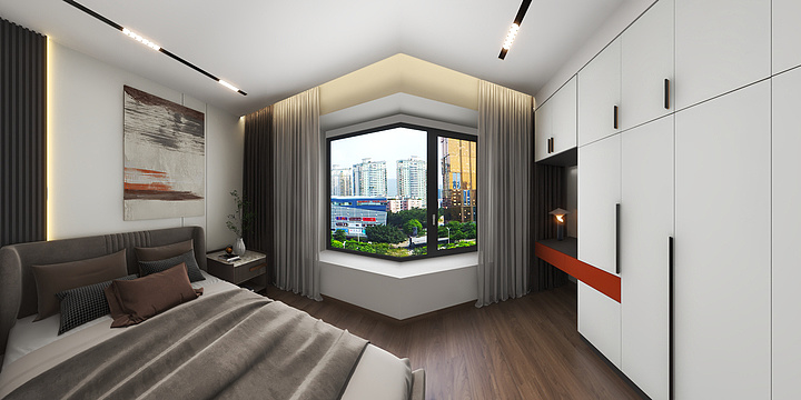 Mr阿燊-遂宁东方明珠136㎡3室-装修设计方案