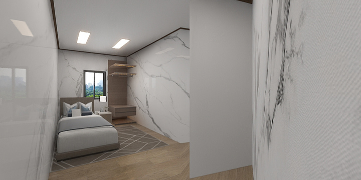 莫跃棣336-104㎡3室-装修设计方案