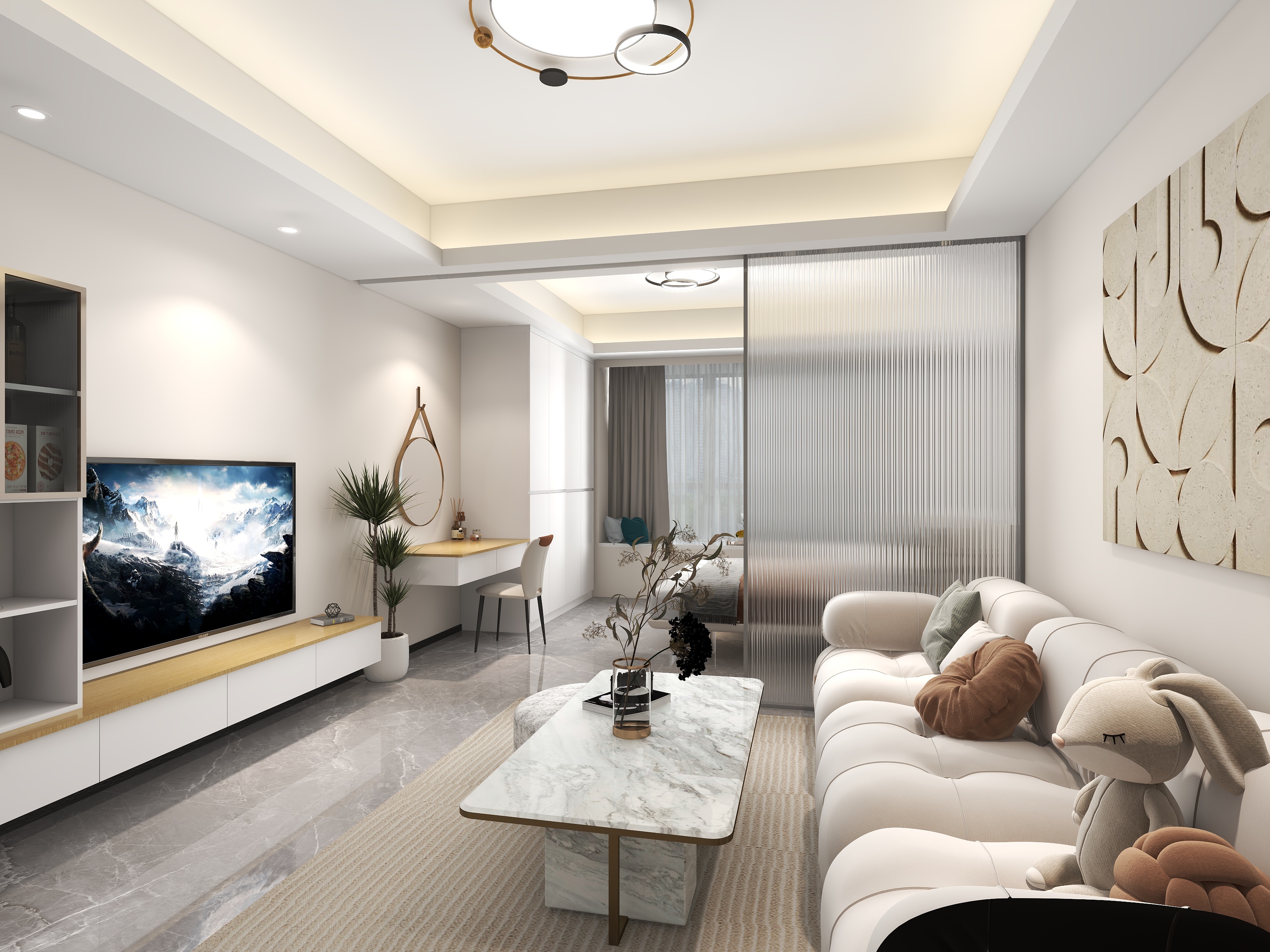 邓丽Designer-信达金茂公寓-装修设计方案