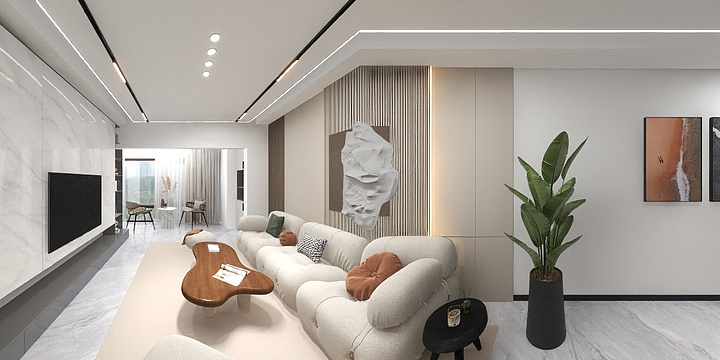 田也-中骏云景台套房-装修设计方案