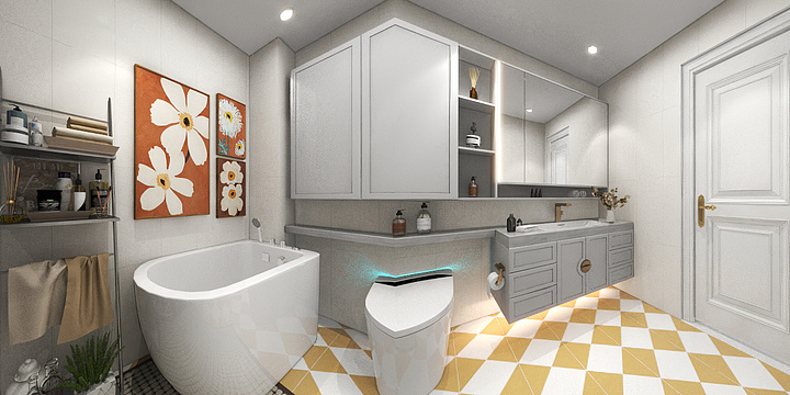 jsnt10002@hegii.com-张八里02户型B-装修设计方案