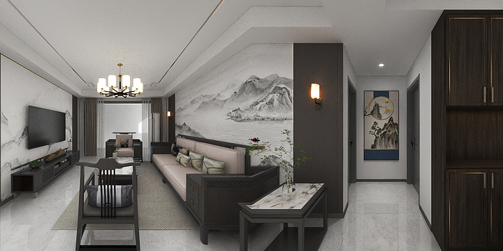 安逸嘉装饰-天成华苑3-1-102酷家乐-装修设计方案