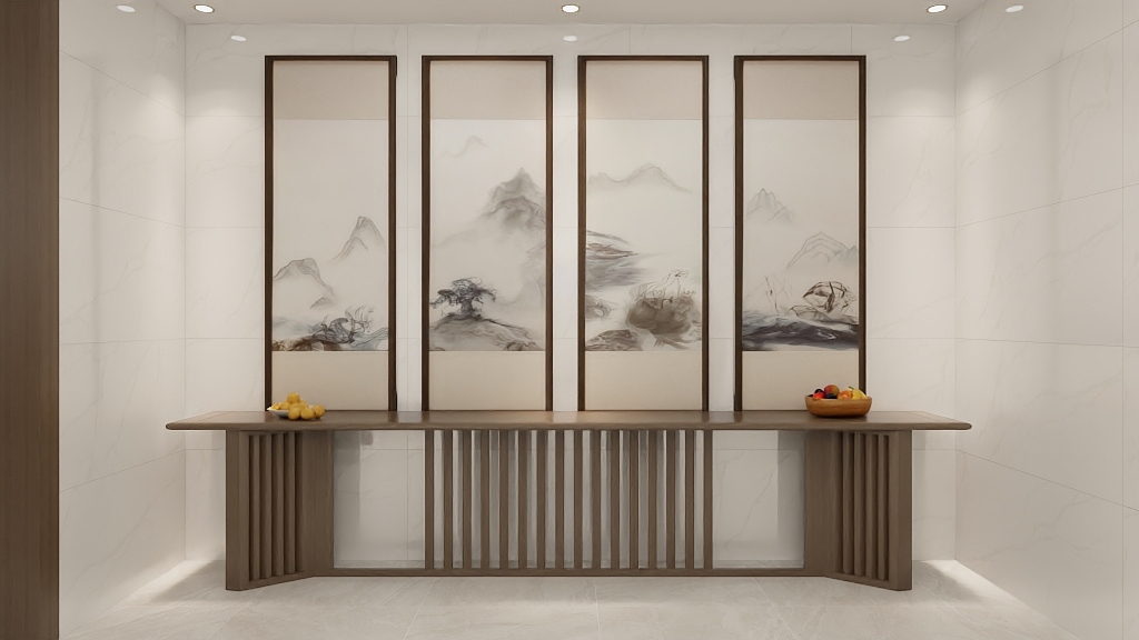 萱草室内精装-165㎡1室装修效果图