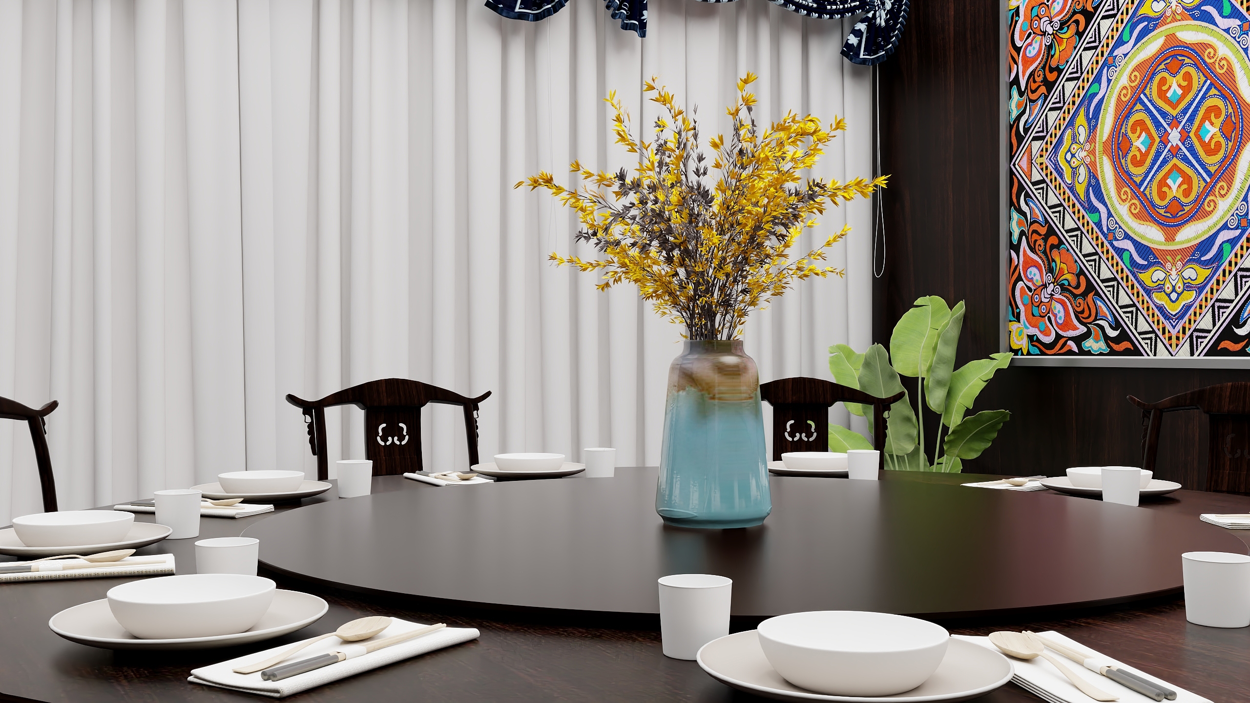 搬砖旷叽-苗族餐厅-装修设计方案